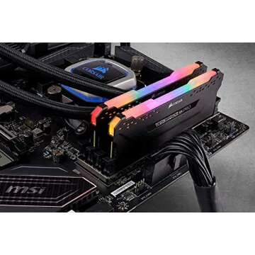 Corsair CMW32GX4M2C3466C16 Vengeance RGB Pro 32GB (2x16GB) DDR4 3466 (PC4-27700) C16 Desktop Memory Black
