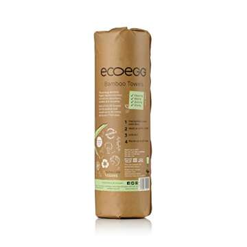 Ecoegg Re-Usable Bamboo Towels, White by Ecoegg