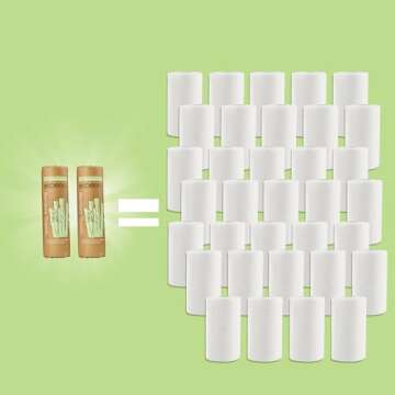 Ecoegg Re-Usable Bamboo Towels, White by Ecoegg