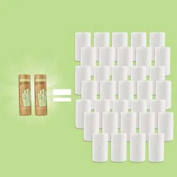 Ecoegg Re-Usable Bamboo Towels, White by Ecoegg