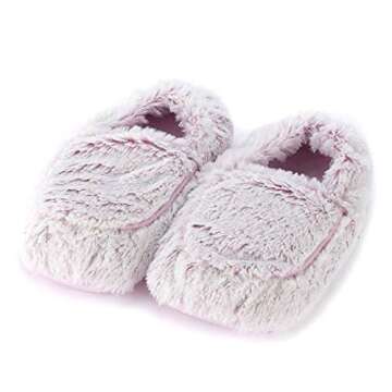 warmies Microwaveable House Slippers for Women - Womens Shoe Sizes 6-10 - Plush, Soft & Fuzzy Indoor...