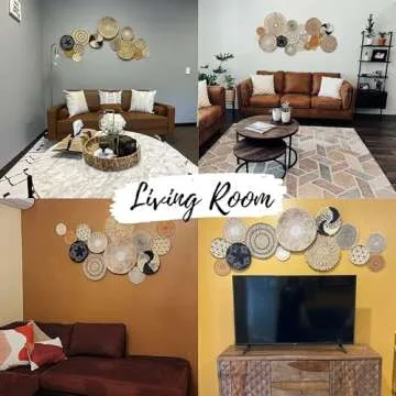 ChicnChill Handmade Wall Baskets for Boho Decor