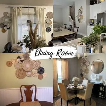 ChicnChill Handmade Wall Baskets for Boho Decor