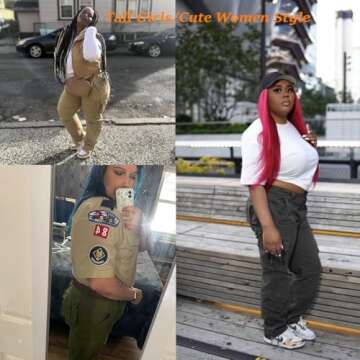 XNMAYA Women's Cargo Pants Quick Dry Casual Military Army Camo Combat Work Casual Pants with Pockets...