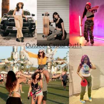 XNMAYA Women's Quick Dry Cargo Pants with Pockets