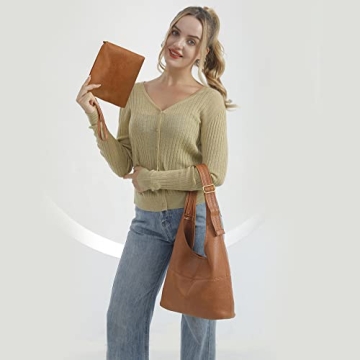 Montana West Hobo Bag Stylish Vegan Leather Purse for Women
