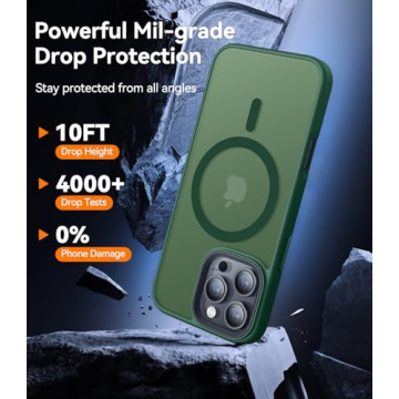 Magnetic iPhone 16 Pro Max Case - Deep Green