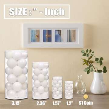 Emopeak 24Pcs Mini Christmas Balls Ornaments for Xmas Christmas Tree - 1.2 Inch Shatterproof Christmas Tree Decorations Hanging Ball for Holiday Wedding Party Decoration Teal