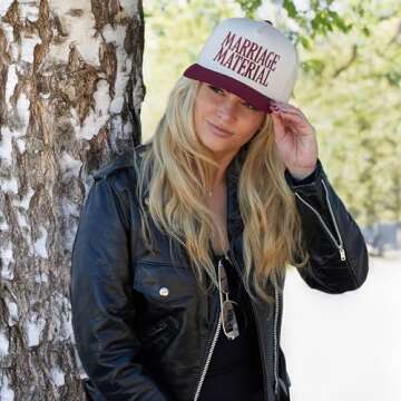 Funky Vintage Trucker Hat for Women - Adjustable and Stylish