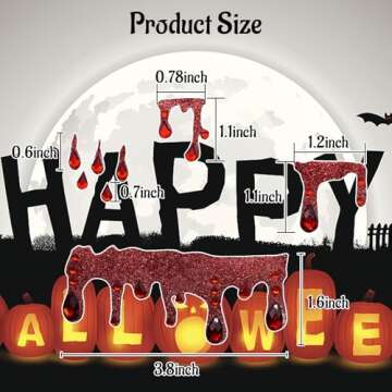 2 Packs Vampire Face Jewels Vampire Blood Costume Festival Face Gems Stick on Rhinestone Halloween Tattoo Stickers Pasties Self Adhesive Temporary Tattoos Fashion Jewelry