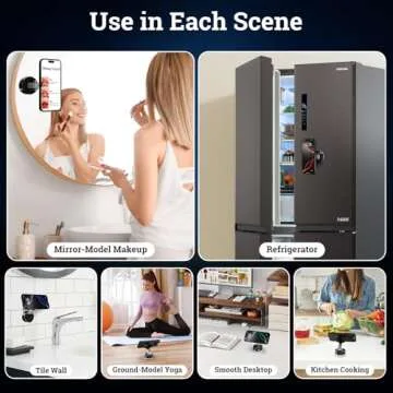 Uceento Vacuum Magnetic Phone Holder for Cars and More