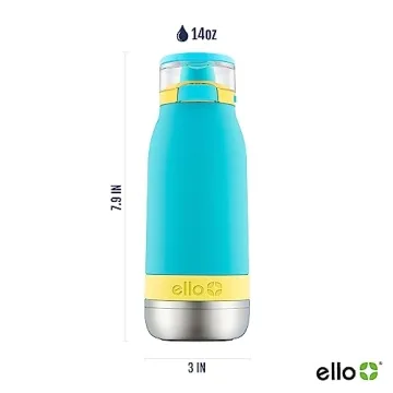 Ello Emma 14oz Insulated Kids Water Bottle - Durable Design