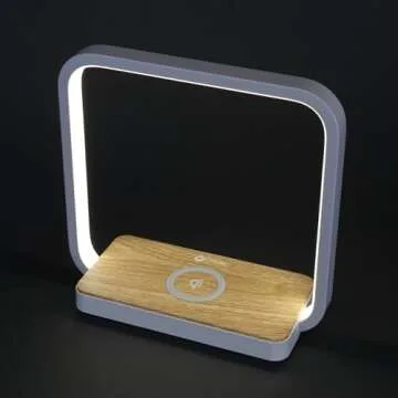 OttLite Wireless Charging Station and Night Light, White