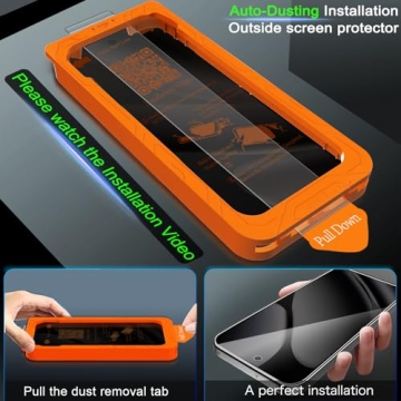 IMBZBK Auto-Dust Removal 3 Pack Screen Protector for Google Pixel 10 Pro XL - Military Grade Shatter...