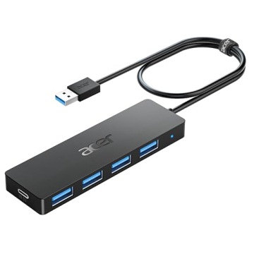 Acer USB Hub 4 Ports USB 3.0 with Type C Power Port