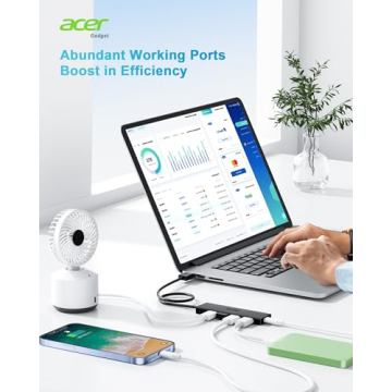 Acer USB Hub 4 Ports USB 3.0 with Type C Power Port