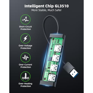 Acer USB Hub 4 Ports USB 3.0 with Type C Power Port