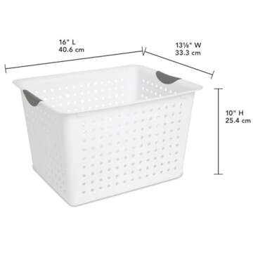 Sterilite 6-Pack Ultra Basket - Organize Your Home Efficiently