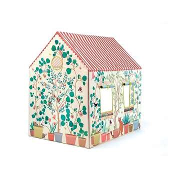 DJECO Play Tent Play House - Easy Assemble Kids Playhouse for Creativity, Imagination & Storytelling - Toddler Toys Play Tent, Bed Tent Furniture, Safe for Indoor Play Room & Outdoor Role Playing