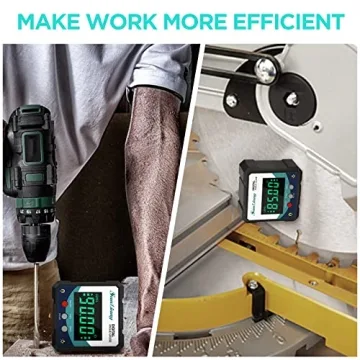 Sanliang Digital Angle Gauge - Accurate Magnetic Level Tool