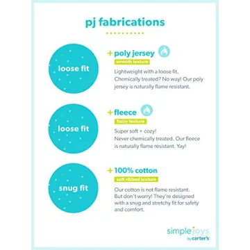 3-Piece Snug-fit Cotton Holiday Pajama Set for Kids