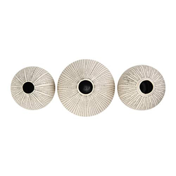 Chic Set of 3 Creative Co-Op Stoneware Vases