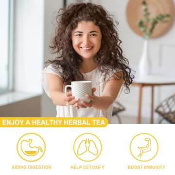 FullChea Dandelion Leaf & Root Tea Bags - 50 Count