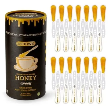 Elephant Park Honey Spoon 20 Pack Raw Natural Sweetener