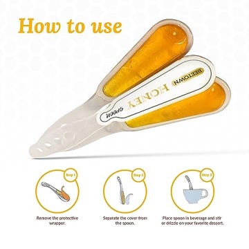 Elephant Park Honey Spoon 20 Pack Raw Natural Sweetener