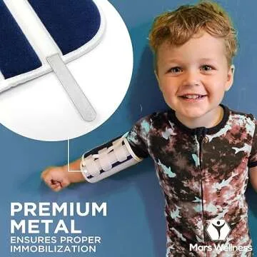 MARS WELLNESS Premium Pediatric Child Elbow Immobilizer Stabilizer Splint/Arm Restraint - Toddler/Kids
