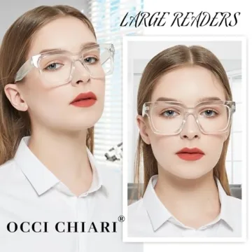 OCCI CHIARI Stylish 2.5 Oversized Reading Glasses for Women