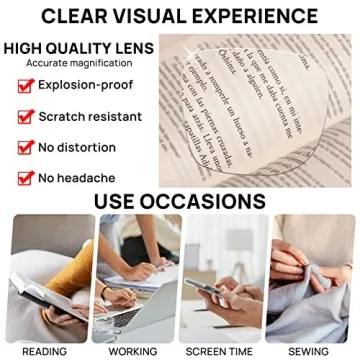 OCCI CHIARI Stylish 2.5 Oversized Reading Glasses for Women