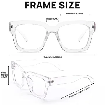 OCCI CHIARI Stylish 2.5 Oversized Reading Glasses for Women