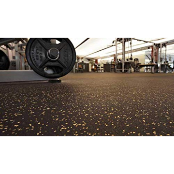 Fit-Lock Heavy Duty Rubber Tiles for Home Gym Protection
