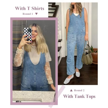 Trendy Women's Denim Overall Jumpsuits for Every Occasion