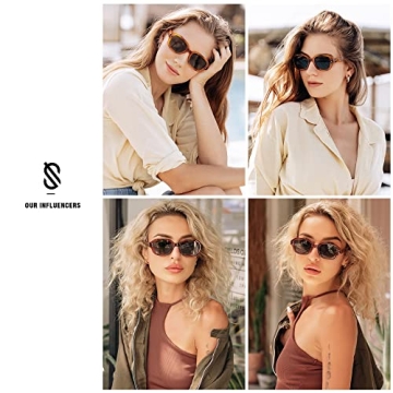 SOJOS Rectangle Sunglasses Female Stylish UV Protection