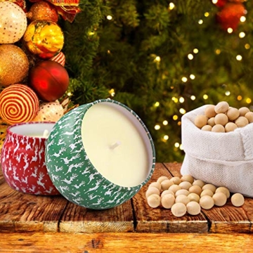 Christmas Scented Candles Gift Set for Women - 4 Pack