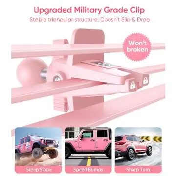 Stylish VICSEED Pink Car Phone Holder for Secure Driving