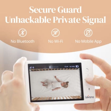 Levana Mila Video Baby Monitor - Secure and HD Quality