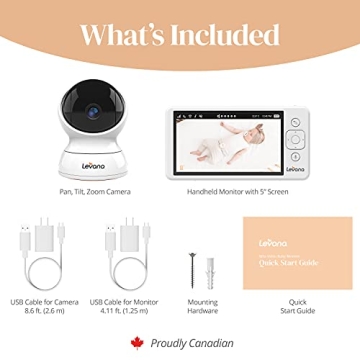 Levana Mila Video Baby Monitor - Secure and HD Quality