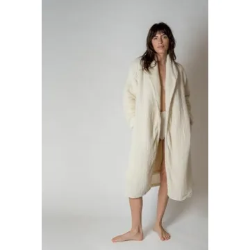 Cozy Luxury Alaia Sherpa Fleece Robe - Perfect for Gifting!