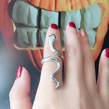 Bendable Snake Jewelry for Women - Gothic Punk Gifts