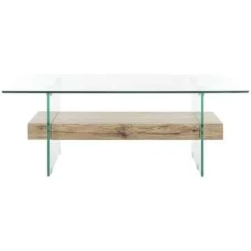 Elegant Safavieh Home Kayley Glass Coffee Table