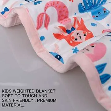 CHHKON Weighted Blanket for Kids and Teens Comfort 36x48