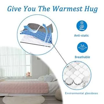 CHHKON Weighted Blanket for Kids and Teens Comfort 36x48