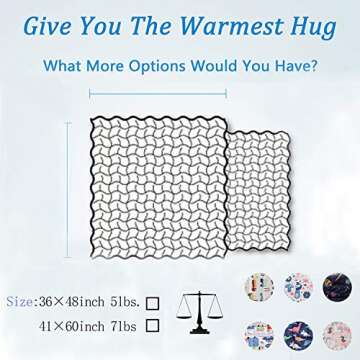 CHHKON Weighted Blanket for Kids and Teens (style6, 36''x48'' 5lb)