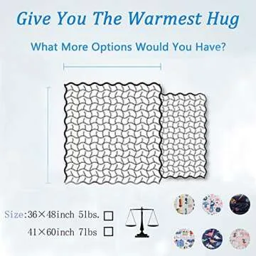 CHHKON Weighted Blanket for Kids and Teens Comfort 36x48