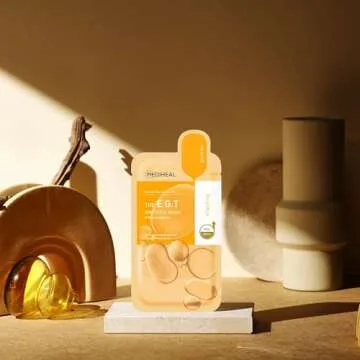 Mediheal Korean Ampoule Combo Mask Sheet Pack of 8 - E.G.T, I.P.I, N.M.F, H.P.A - Value Variety Pack - Hydrating Daily Skincare Sheet Face Sheet Mask - Korean Skincare