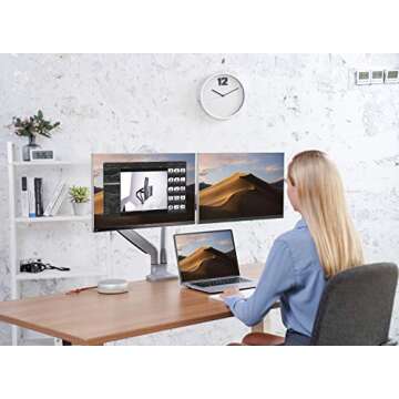 EleTab Dual Monitor Mount for 13-32 Inch Screens
