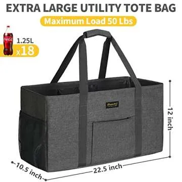 Extra Large Utility Tote Bag - Versatile & Durable